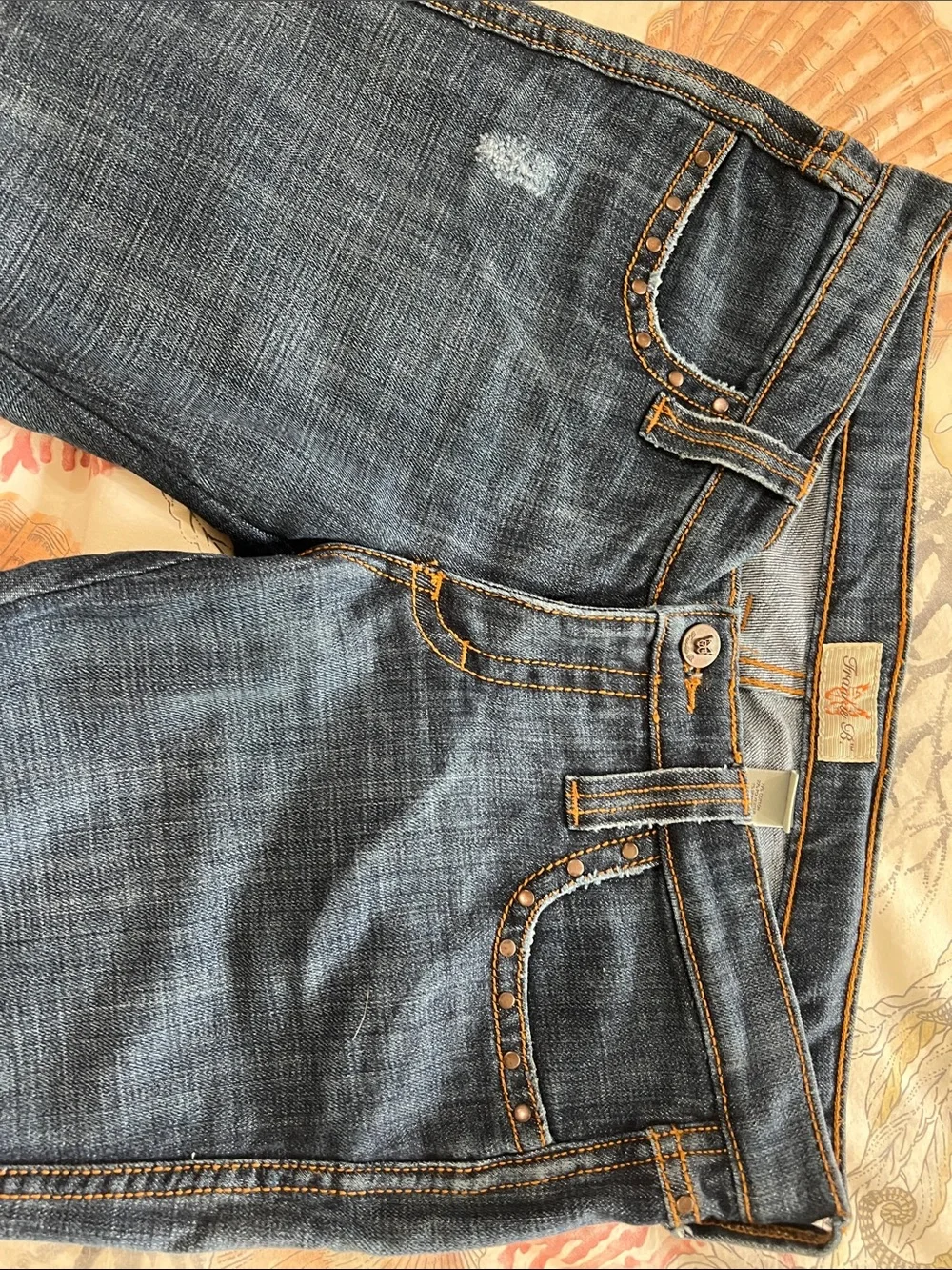 Frankie B. Women's Medium Dark Blue Bootcut Jeans - Picture 7 of 7